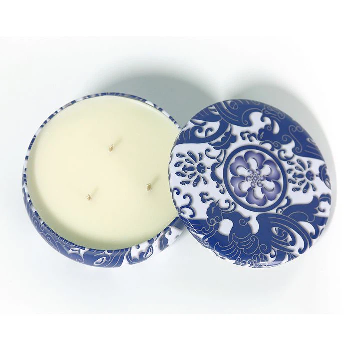 Lilin Timah Bunga Gaya Rakyat